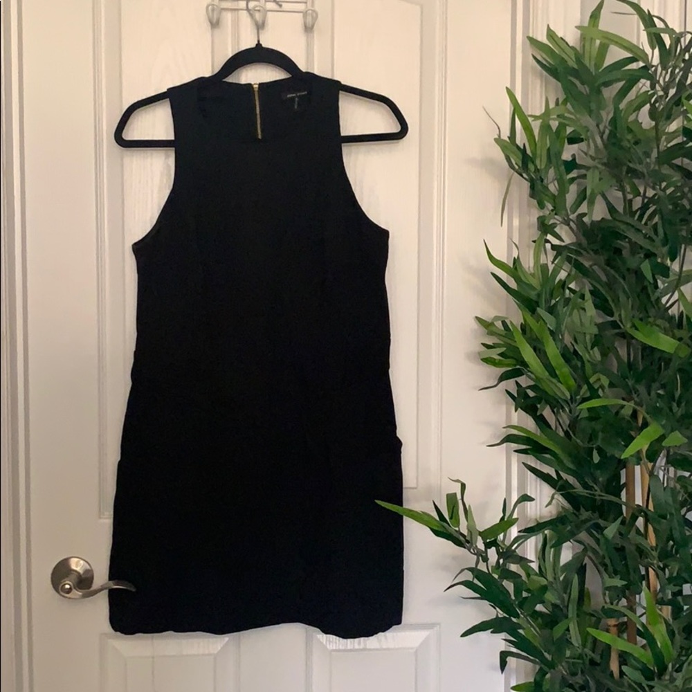 Black Cocktail Dress - HAS POCKETS